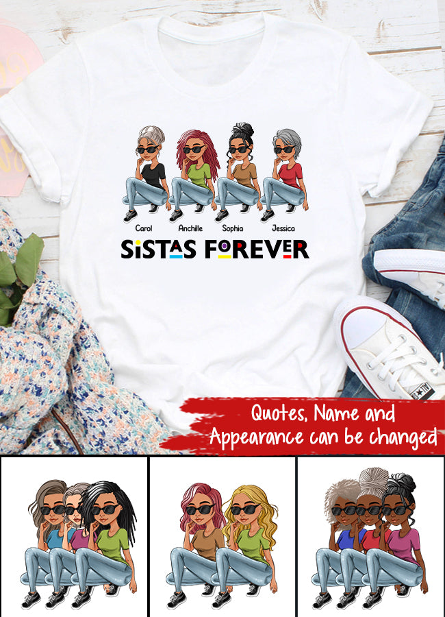 Personalized T Shirt, Sister Shirt, Gifts For Best Friends, Best Friend Shirts, Big Sister Shirt, Friend Shirt, Friends T Shirt Women