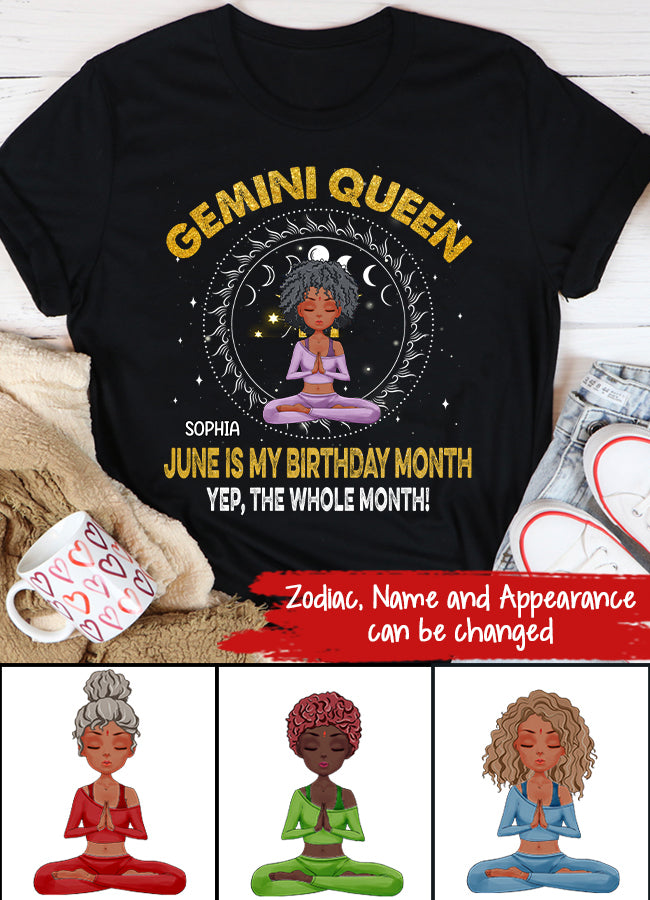 Personalized Birthday Shirts, Zodiac T Shirt, Zodiac Signs Shirt, Gemini Birthday T Shirt, Custom Birthday Gifts