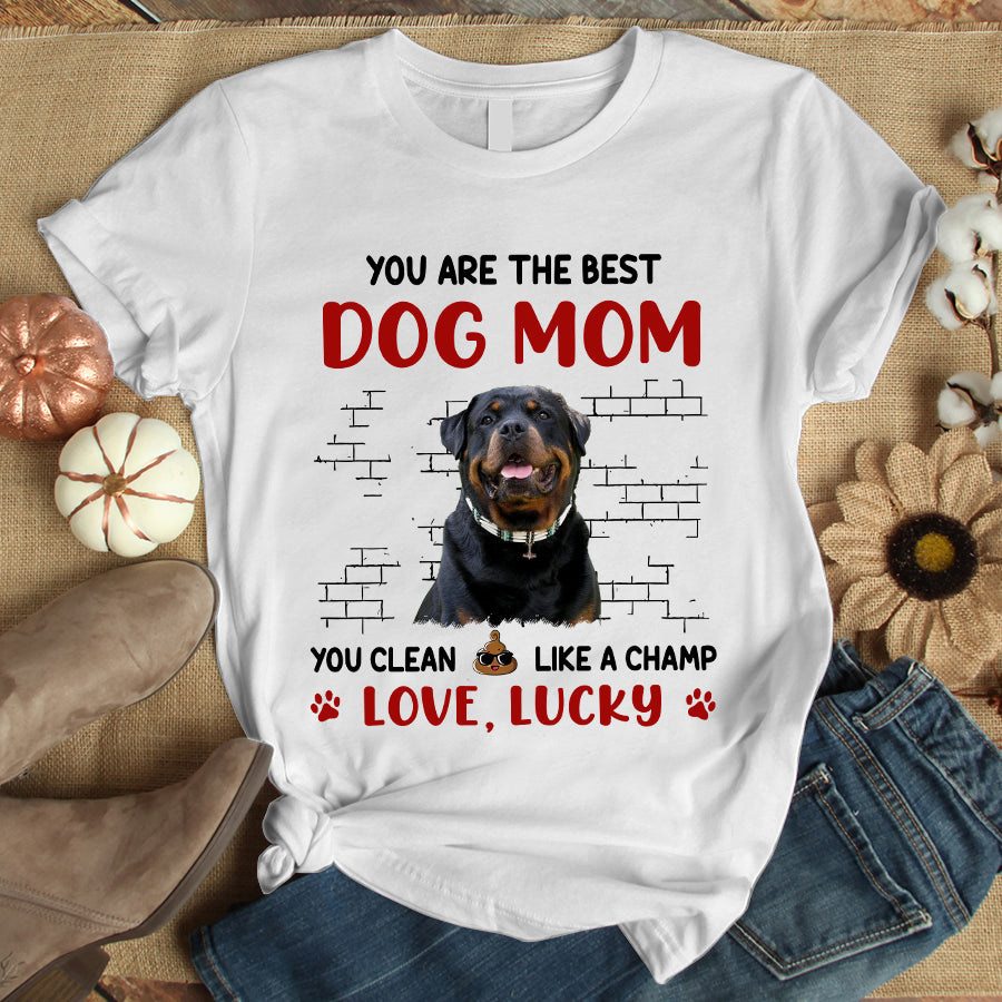 Custom Photo Dog, Personalized Dog Shirt, Gift For Dog Lover, Dog Mom Dad Shirt, Labrador Retriever Lover