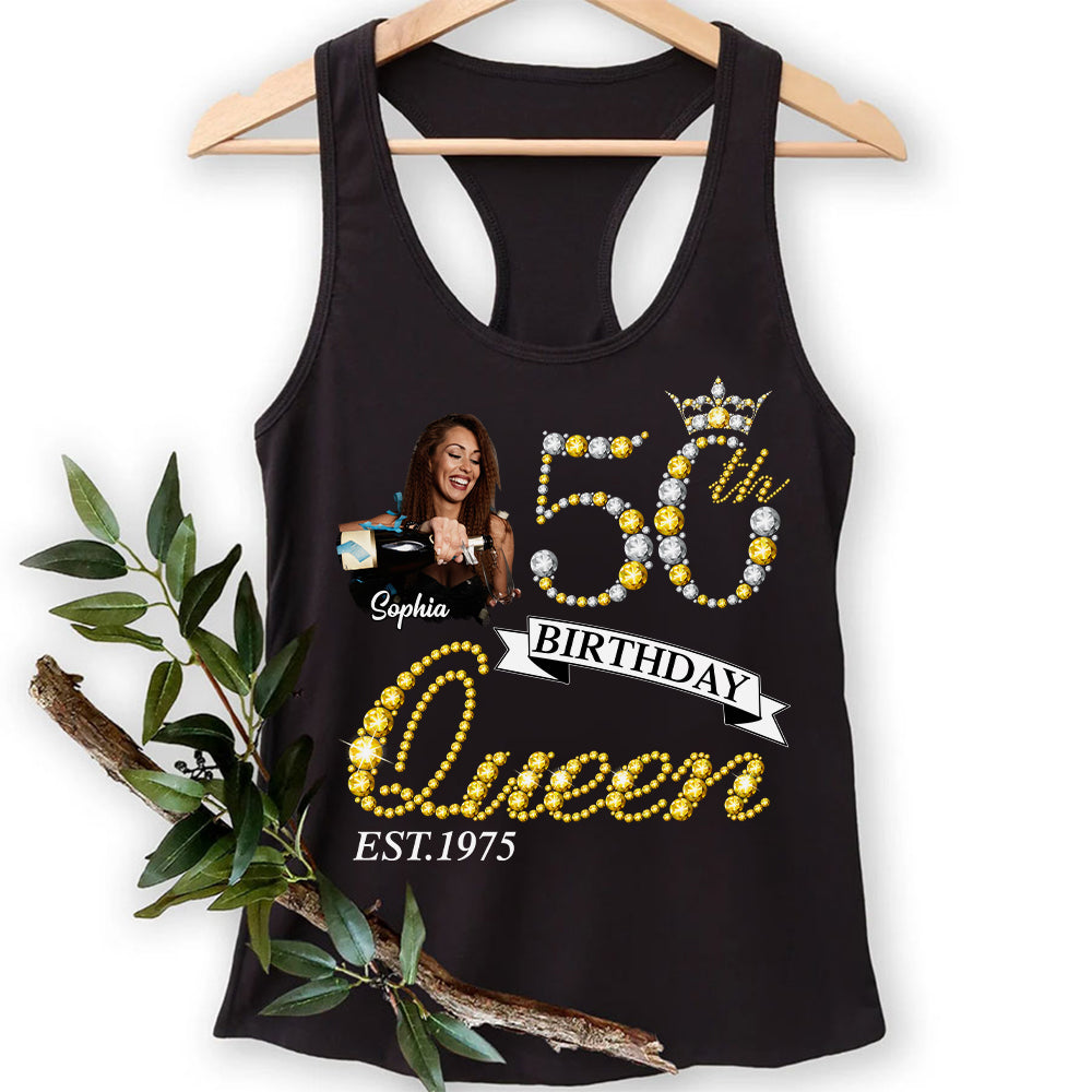 50th Birthday Shirts, Custom Birthday Shirts, Turning 50 Shirt, Gifts For Women Turning 50, 50 And Fabulous Shirt, 50th Birthday Shirts For Her-YPT-HCT