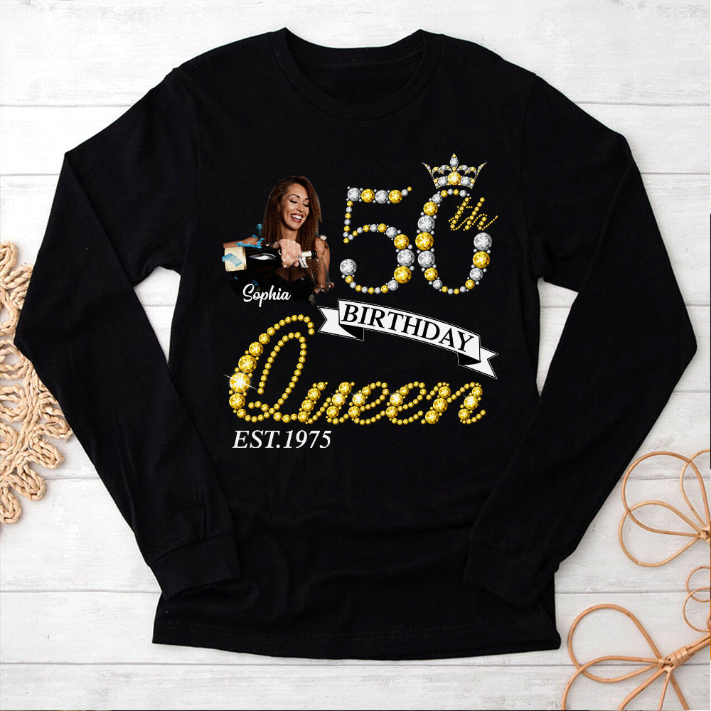 50th Birthday Shirts, Custom Birthday Shirts, Turning 50 Shirt, Gifts For Women Turning 50, 50 And Fabulous Shirt, 50th Birthday Shirts For Her-YPT-HCT
