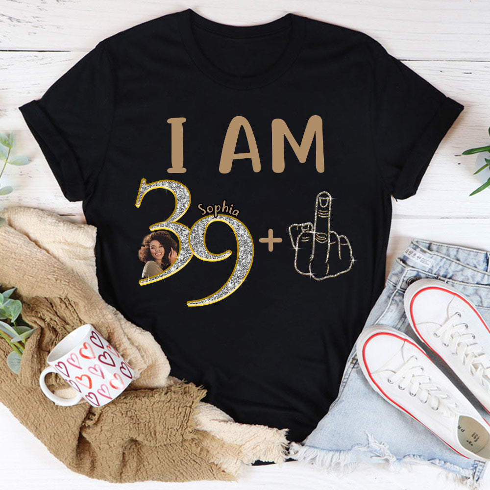 40th Birthday Shirts, Custom Photo Birthday Shirts, Turning 40 Shirt, Gifts For Women Turning 40, 40 And Fabulous Shirt, 40th Birthday Shirts For Her-YPT-HCT