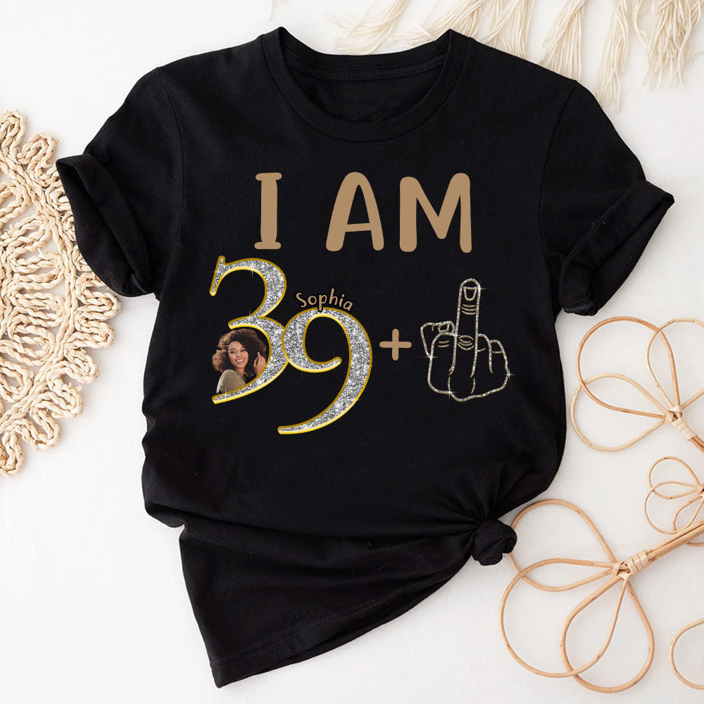 40th Birthday Shirts, Custom Photo Birthday Shirts, Turning 40 Shirt, Gifts For Women Turning 40, 40 And Fabulous Shirt, 40th Birthday Shirts For Her-YPT-HCT