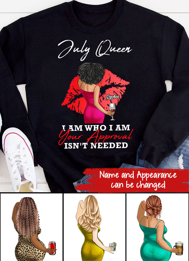 July Birthday Shirt, Custom Birthday Shirt, Queens Born In July, July Birthday Shirts For Woman