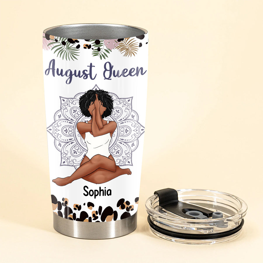 Personalized Tumblers, Birthday Tumbler, Birthdays In August, August Birthday Gifts For Her