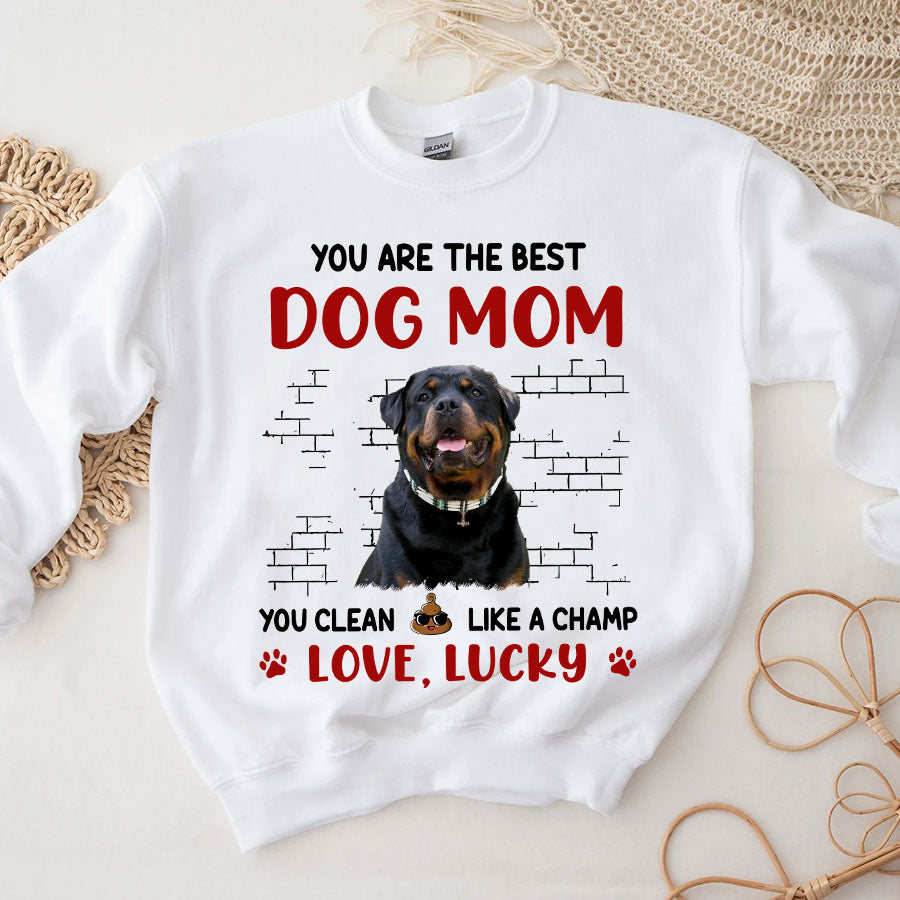 Custom Photo Dog, Personalized Dog Shirt, Gift For Dog Lover, Dog Mom Dad Shirt, Labrador Retriever Lover