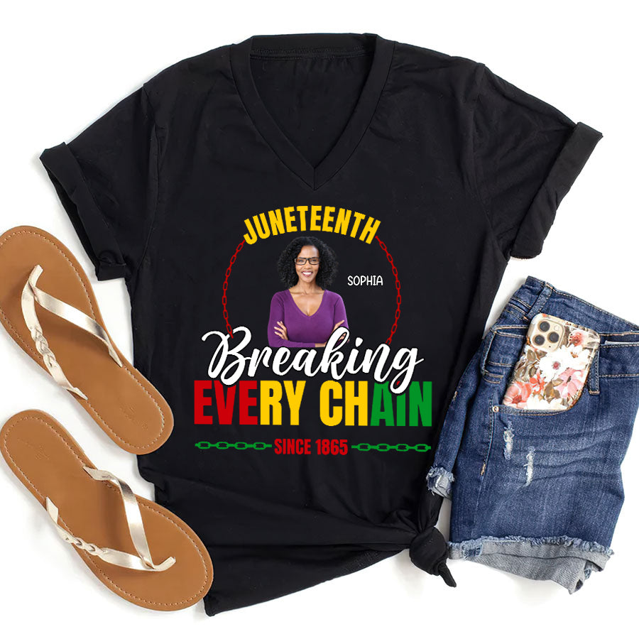 Personalized Shirt - Juneteenth T Shirt, Black Women&#39;s Juneteenth t shirt, Black History Gift For Black Woman , Juneteenth shirt ideas