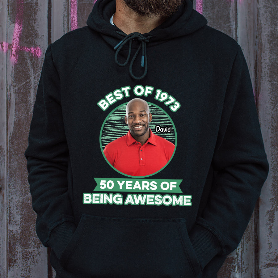 Personalized Birthday T Shirt, Chapter 50, Fabulous Since 1973 50th Birthday Unique T Shirt For Man