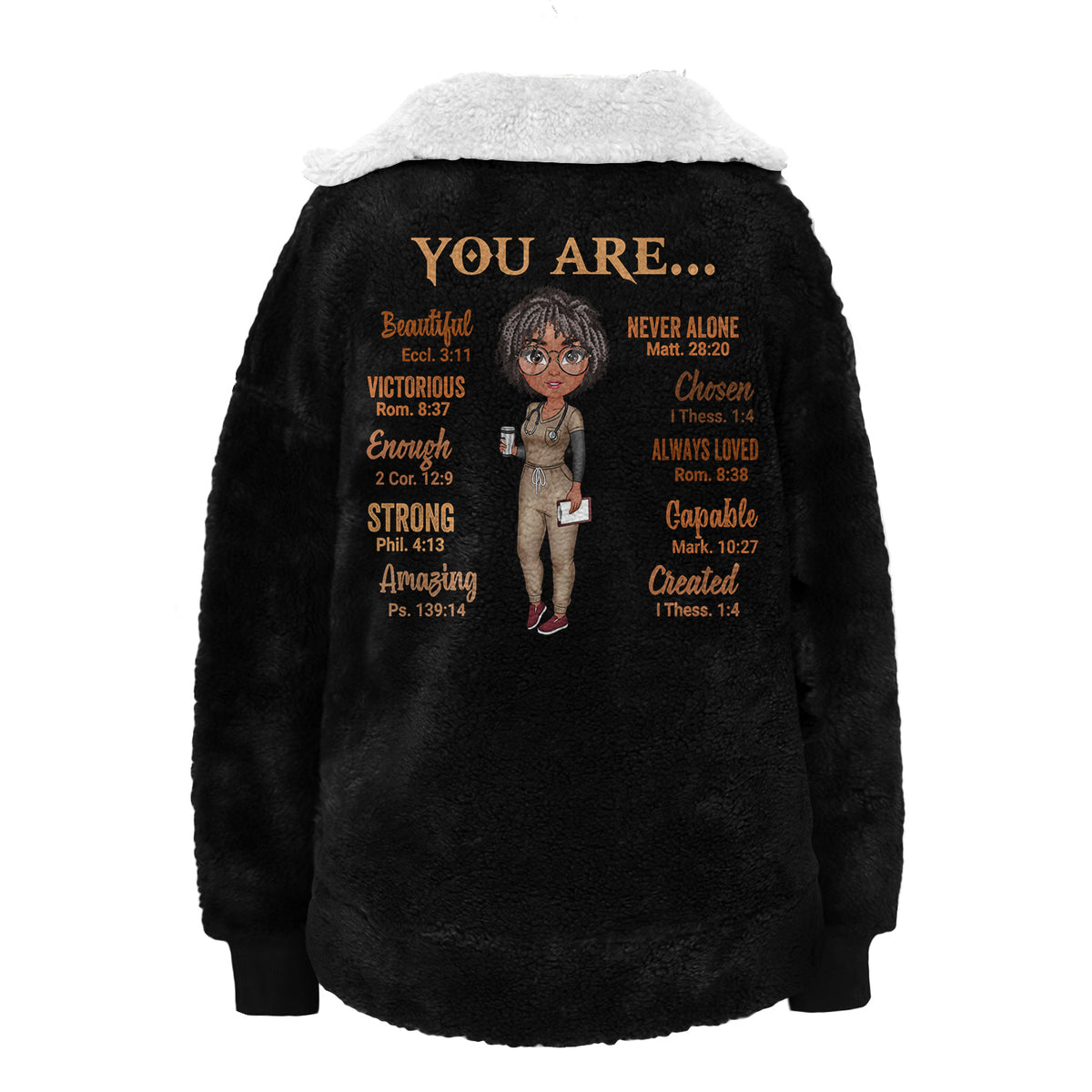 Borg Fleece Sweatshirt - Personalized Gift For Nurses