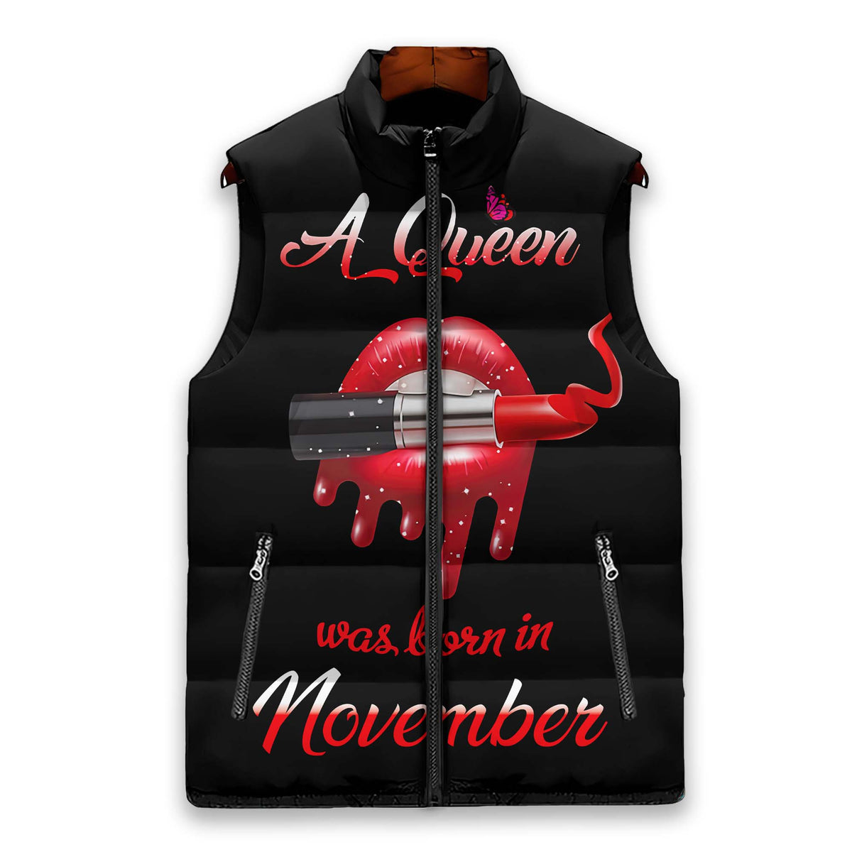 Puffer Vest - Personalized November Birthday Month, Gift Ideas For November Birthday For Girls