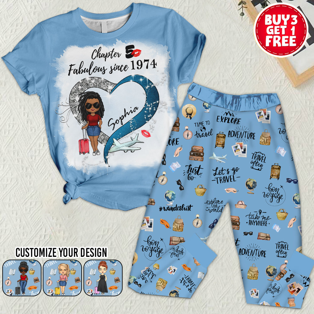 Premium Pajamas Set - Gift Ideas For 50th Birthday, 1974 Birthday Gifts Ideas, Gift Ideas 50th Birthday Woman - TLQ