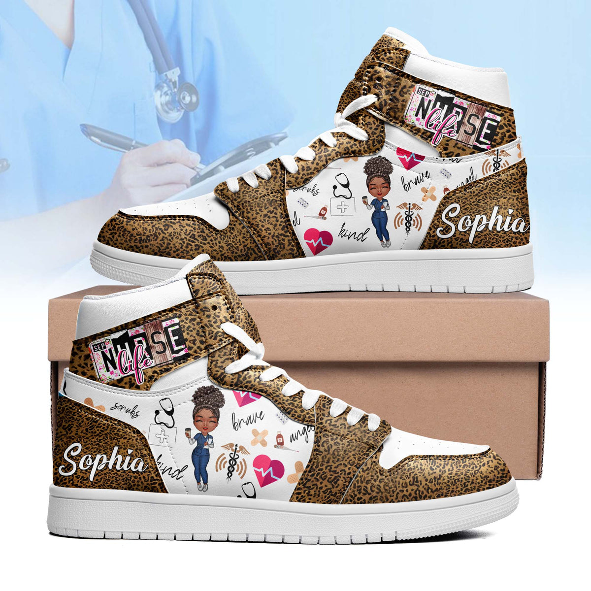 Air Jordan 1 High - Gift For Nurse, CNA, CMA, Doctor - Nurse Life