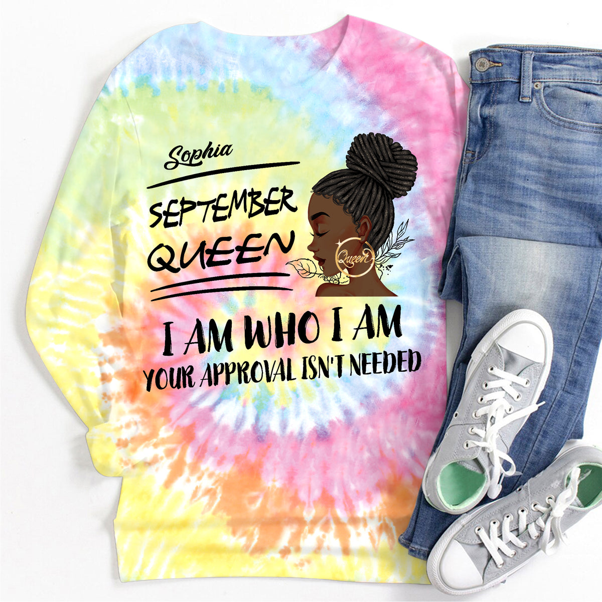 September Birthday Shirt, Custom Birthday Shirt, Queens are Born In September, September Birthday Shirts For Woman, September Birthday Gifts-YPT-TLQ