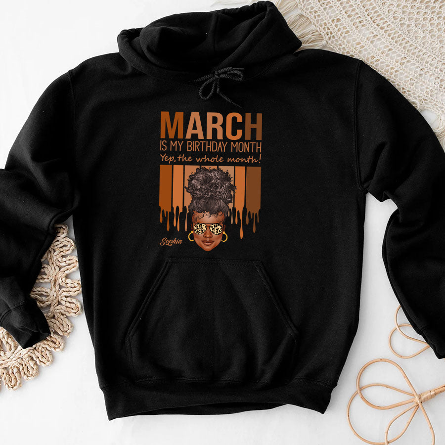 Custom Birthday Shirt, March Birthday Shirts For Woman, March Birthday Gifts