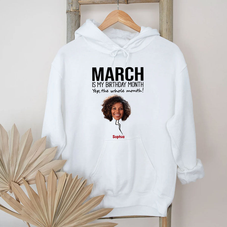 Custom Birthday Shirt, March Birthday Shirts For Woman, March Birthday Gifts