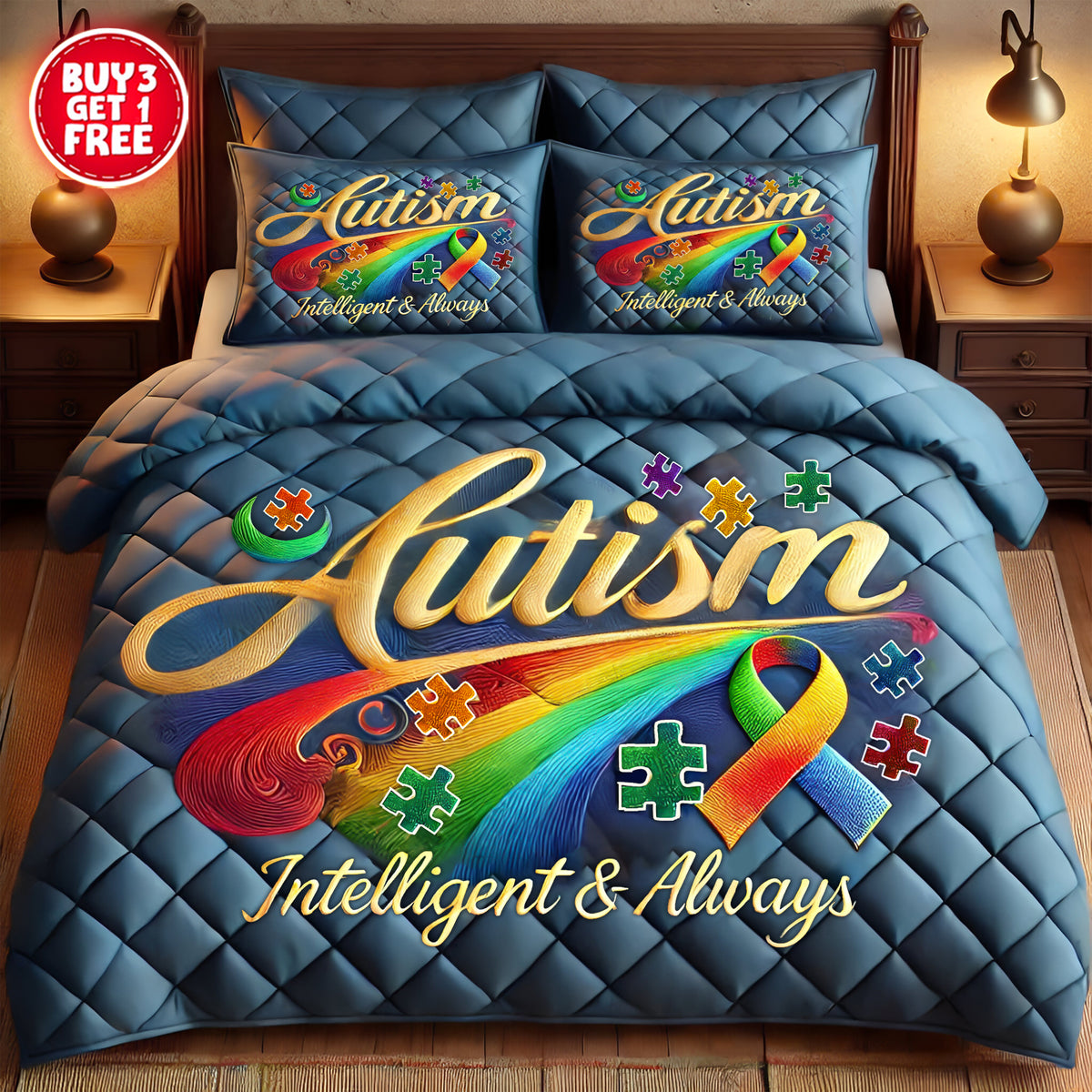 Premium 3-Piece Bedding Set YenPT TLT 53251