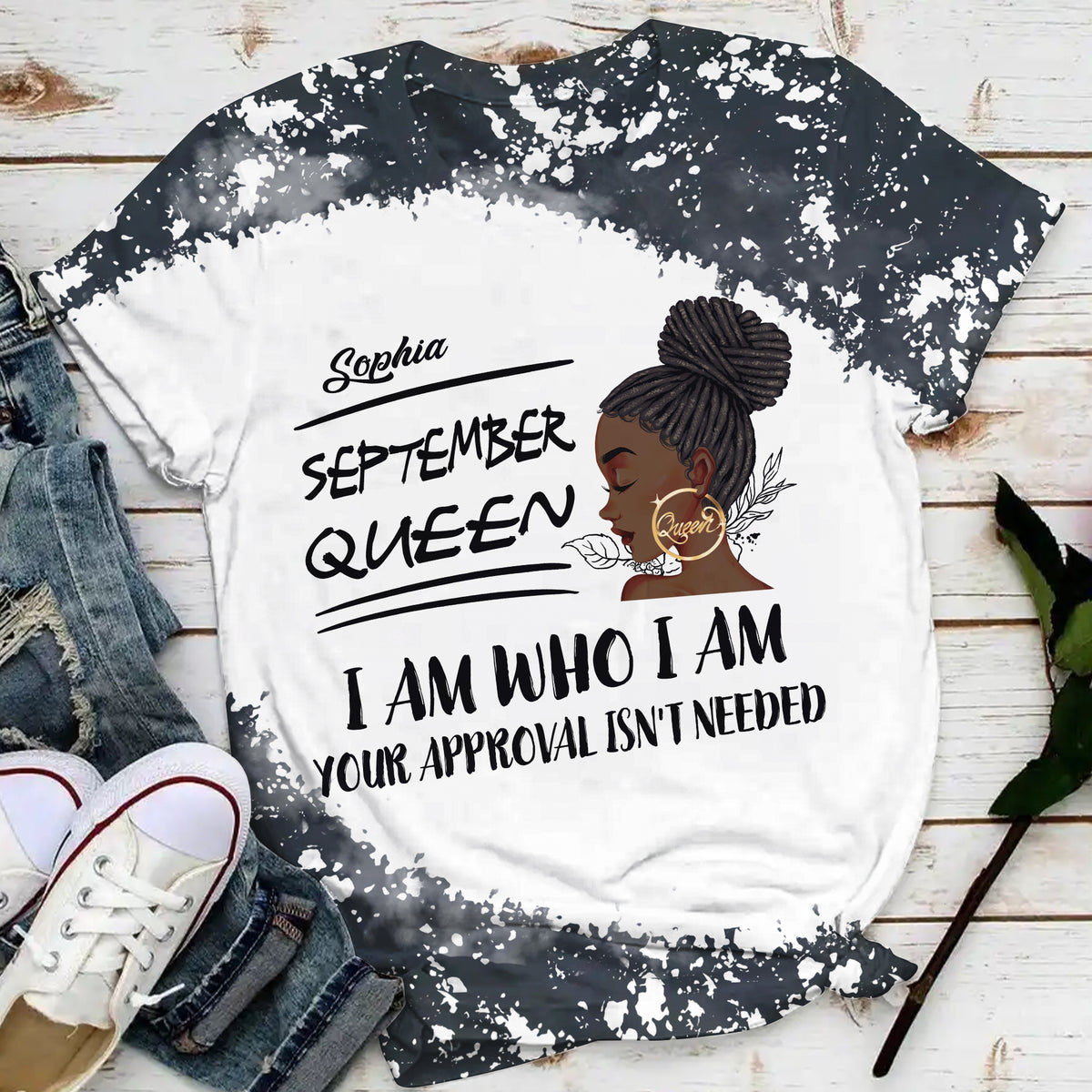 September Birthday Shirt, Custom Birthday Shirt, Queens are Born In September, September Birthday Shirts For Woman, September Birthday Gifts-YPT-TLQ