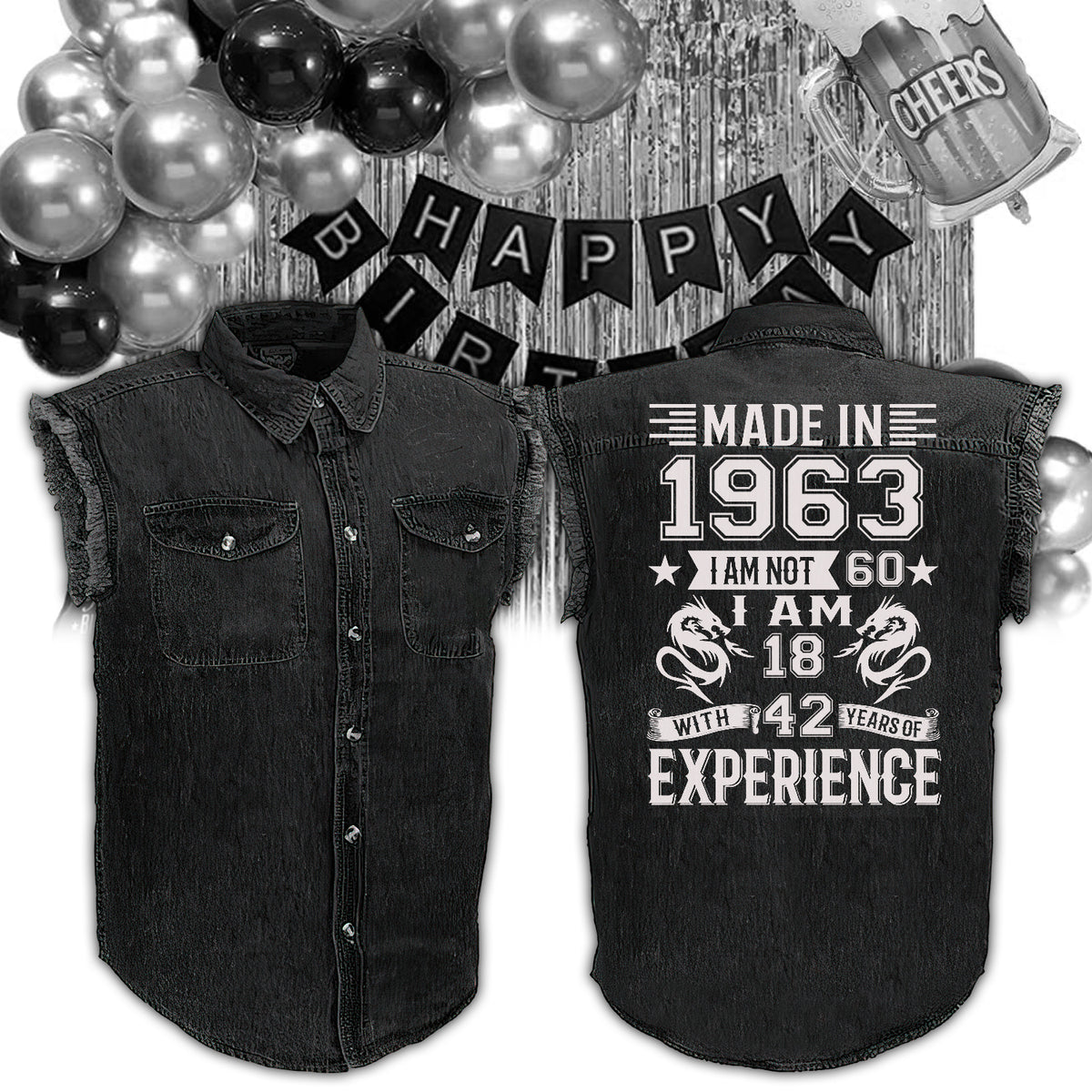 Sleeveless Cutoff jacket