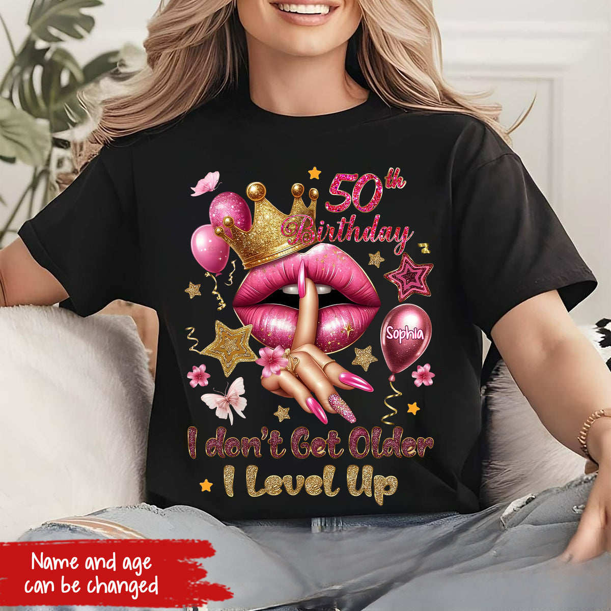 50th Birthday Shirts, Custom Birthday Shirts, Turning 50 Shirt, Gifts For Women Turning 50, 50 And Fabulous Shirt, 50th Birthday Shirts For Her - YPT-ALK