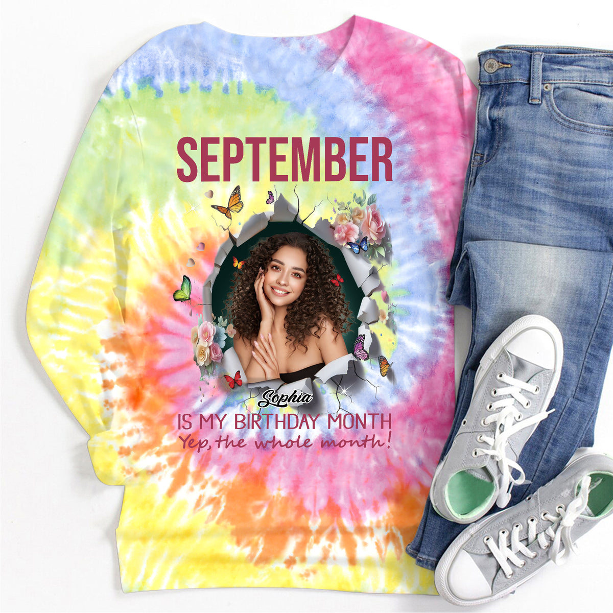 September Birthday Shirt, Custom Birthday Shirt, Queens are Born In September, September Birthday Shirts For Woman, September Birthday Gifts, Melanin Afro Woman Shirt, Black Girl Tee, Afro Queen Black Pride Gift-YPT-TLQ