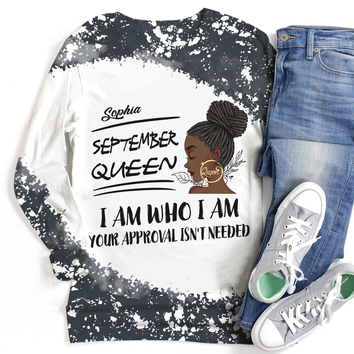 September Birthday Shirt, Custom Birthday Shirt, Queens are Born In September, September Birthday Shirts For Woman, September Birthday Gifts-YPT-TLQ