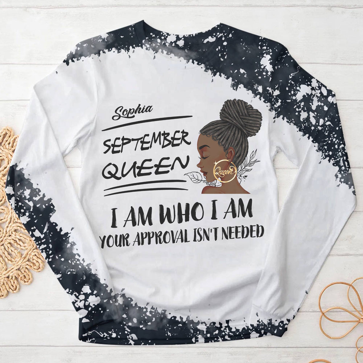 September Birthday Shirt, Custom Birthday Shirt, Queens are Born In September, September Birthday Shirts For Woman, September Birthday Gifts-YPT-TLQ