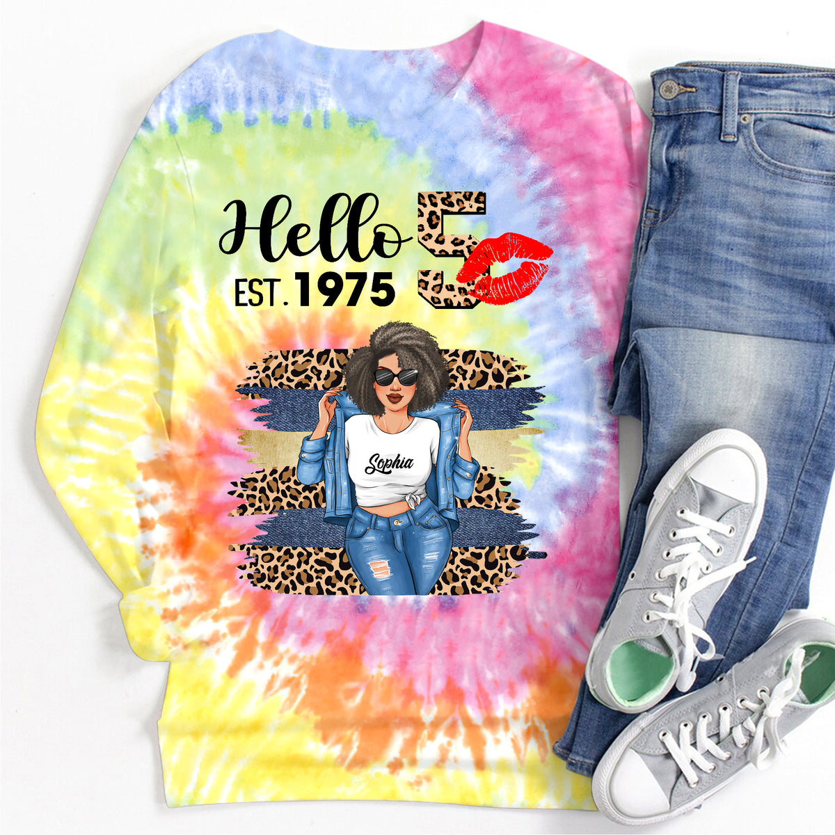 50th Birthday Shirts, Custom Birthday Shirts, Turning 50 Shirt, Gifts For Women Turning 50, 50 And Fabulous Shirt, 1975 Shirt, 50th Birthday Shirts For Her-YPT-TLQ