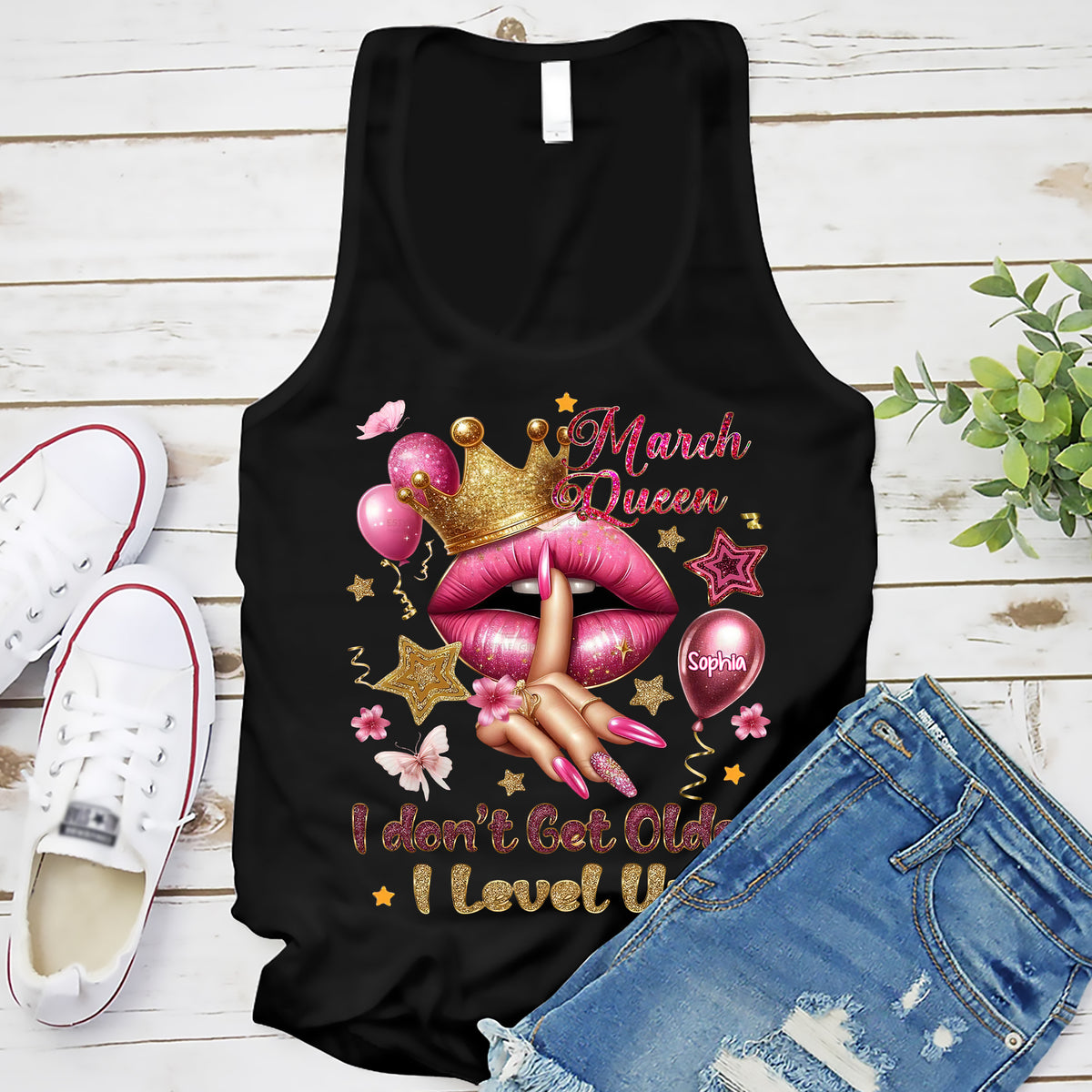 March Birthday Shirt, Custom Birthday Shirt, Queens Born In March, March Birthday Gifts, March shirts for Woman-YPT-ALK