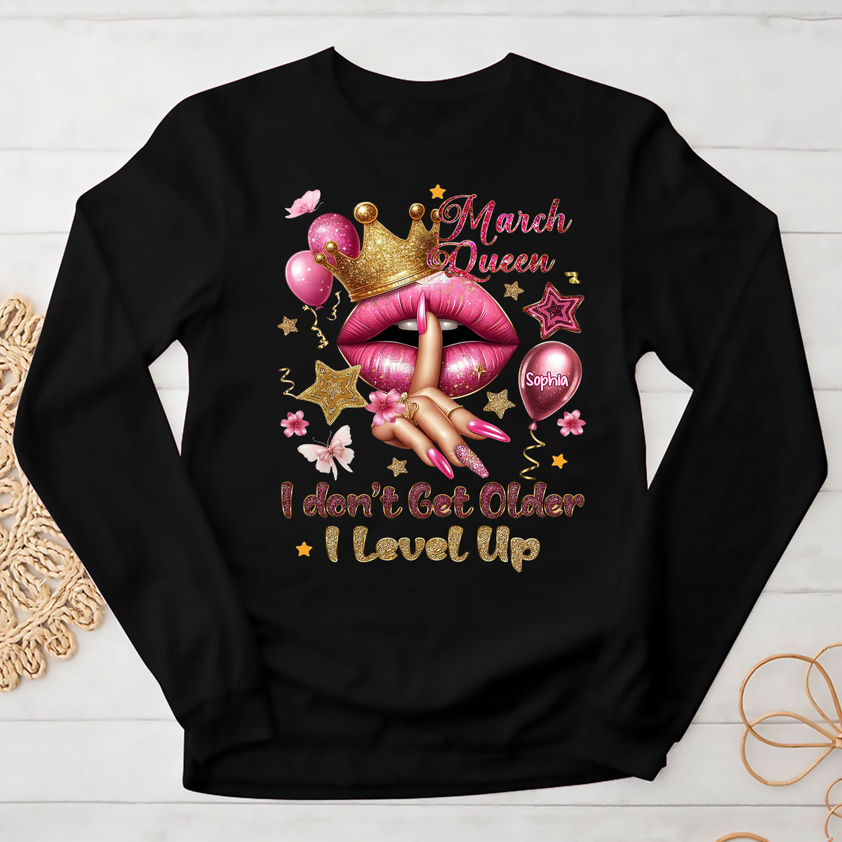 March Birthday Shirt, Custom Birthday Shirt, Queens Born In March, March Birthday Gifts, March shirts for Woman-YPT-ALK