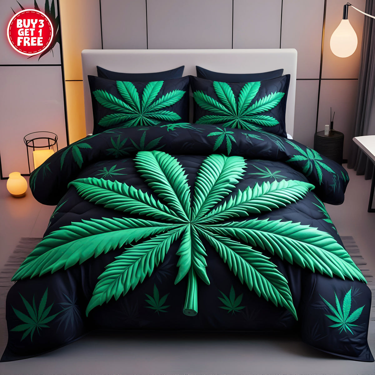 Premium 3-Piece Bedding Set YenPT TLT 53253