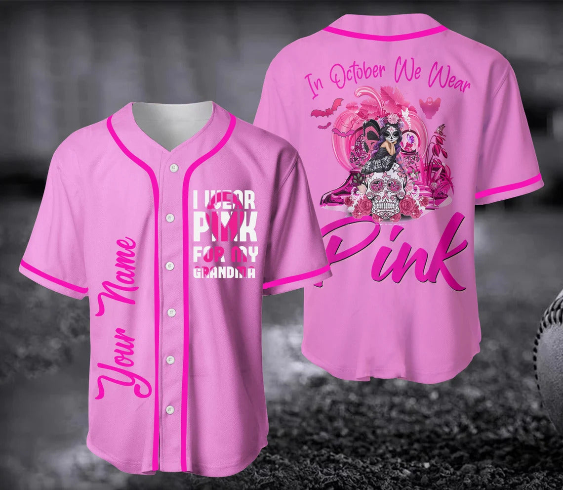 Breast cancer awareness 2023 Jersey Breast cancer month 2023 shirt In October we wear pink Breastcancer pink october gift