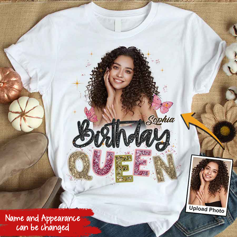 Birthday Shirts, Custom Birthday Shirts, Birthday Shirts For Black Women, Its My Birthday Shirt, Birthday Queen Shirt-YPT-HCT