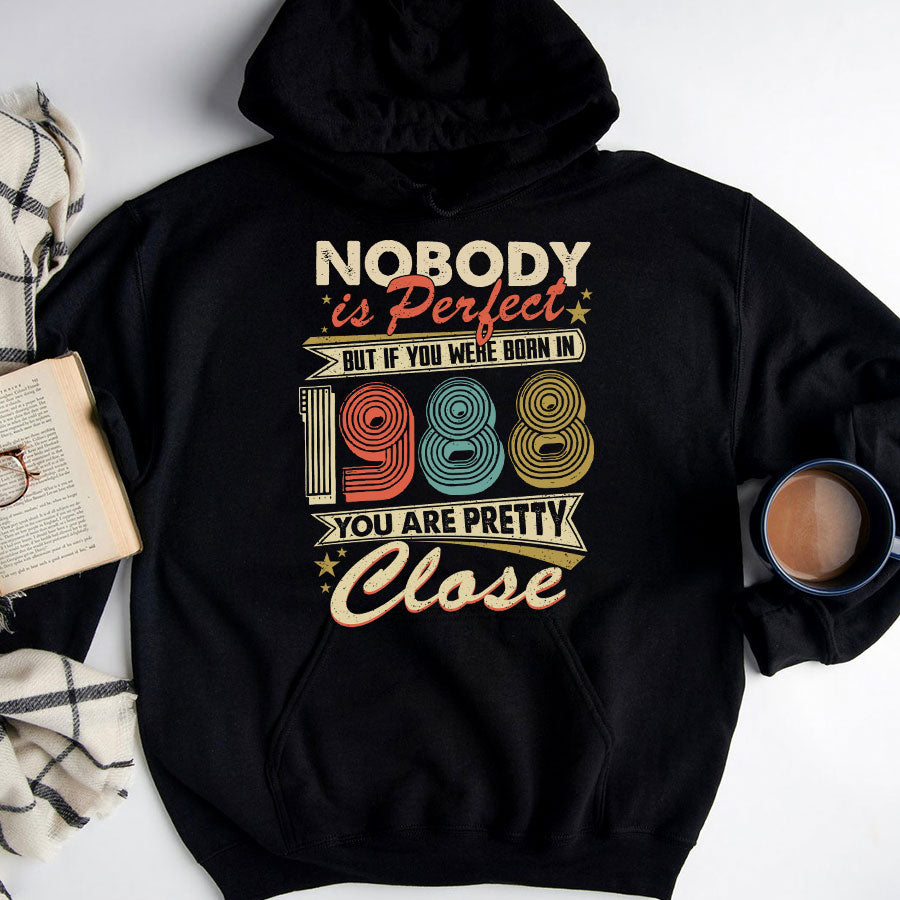 35th Birthday Shirts, Custom Birthday Shirts, Turning 35 Shirt, Gifts For Women ,Men Turning 35, 35 And Fabulous Shirt, 1988 Shirt, 35th Birthday Shirts