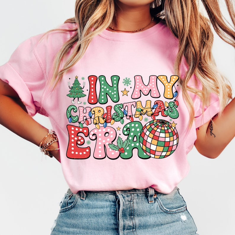 In My Christmas Era T-shirt, Retro Christmas T-shirt, Vintage Christmas T-shirt