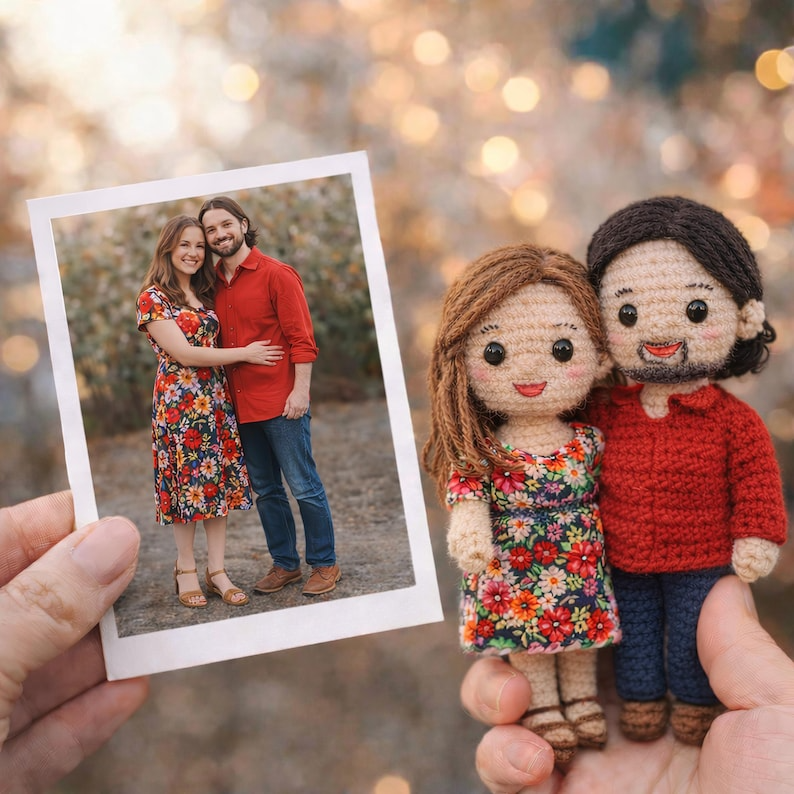 Custom Crochet Graduation Doll From Photo, Look alike doll, Graduation Gift for Her, Handmade Amigurumi Doll, College Graduation Keepsake