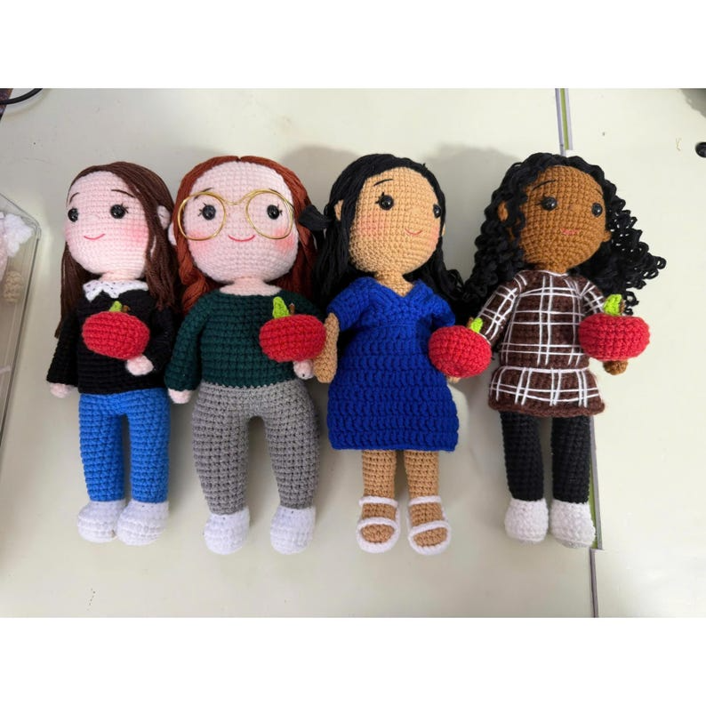 Personalized Crochet Doll, Portrait Doll, Custom Crochet Doll for newborn, baby shower gift, newborn gift, new dad gift, new mom gift