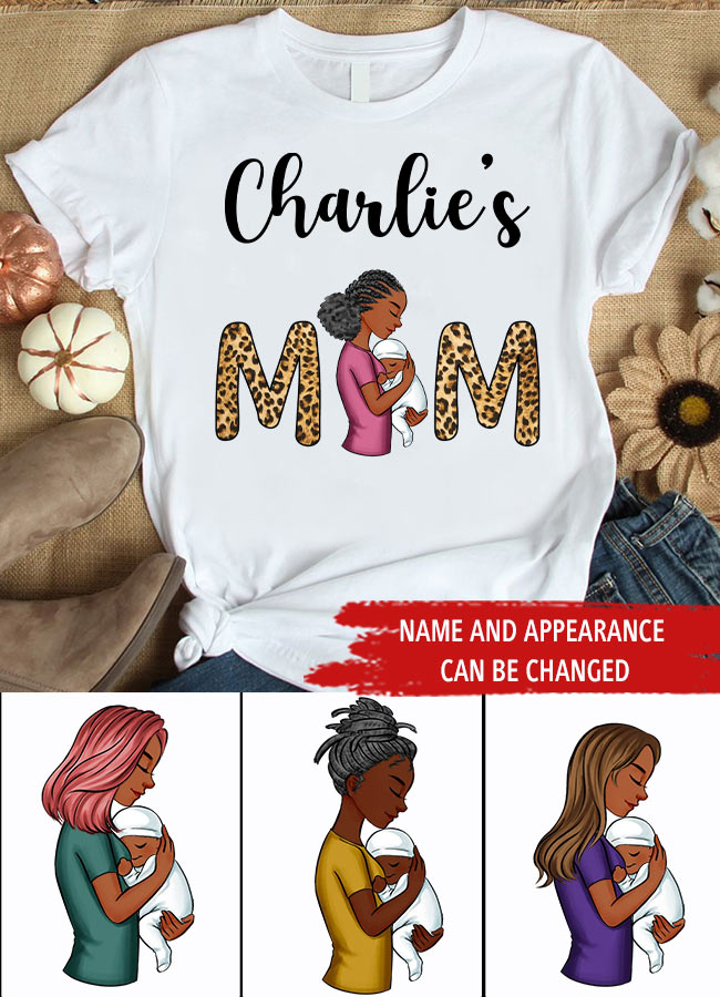 Custom Baseball Mom Shirt Mama Sports Tee Gift For Mommy Mother's Day