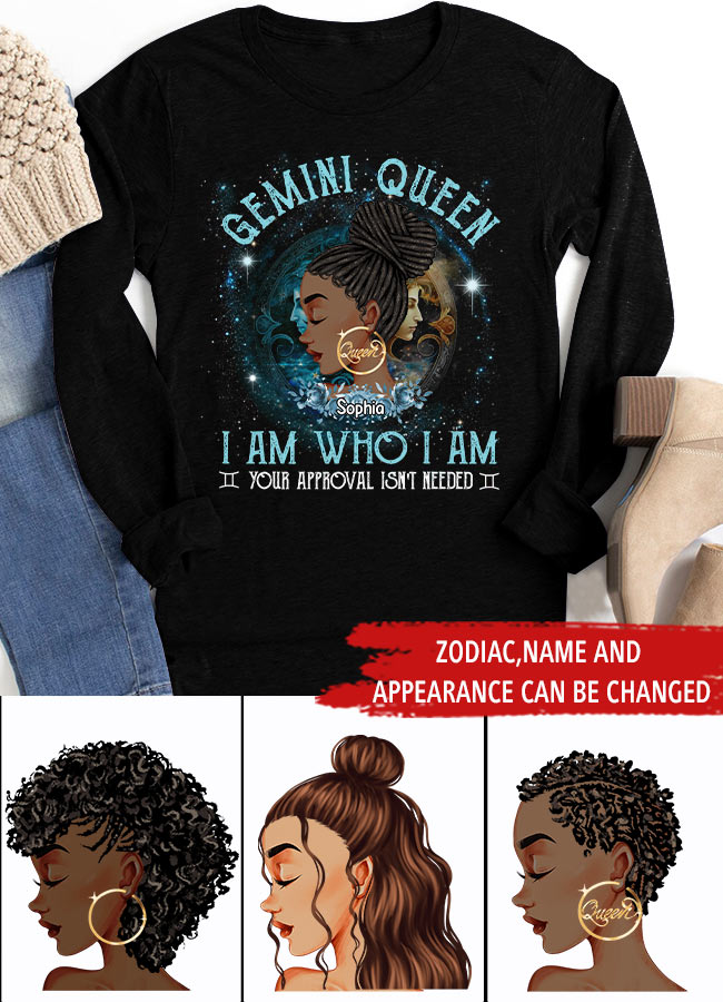 Custom Birthday Shirt, Gemini Zodiac T Shirt, Gemini Birthday Shirt, Gemini T Shirts For Ladies, Gemini Queen T Shirt