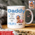 Personalized fathers Day Mugs, Happy Father Day Mug, Father‘s Day Mug, Funny Dad Coffee Mugs, Coffee Cups