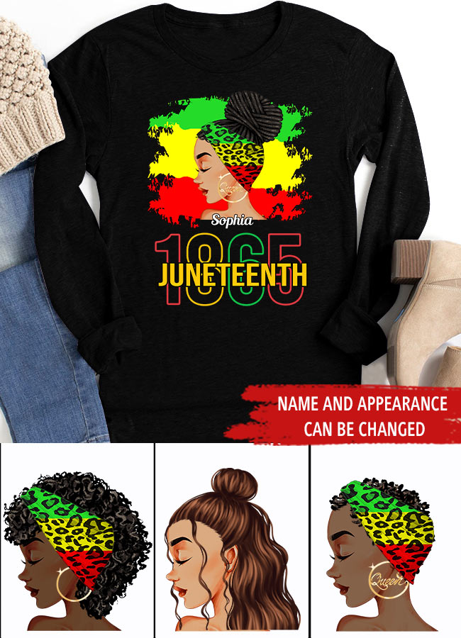 Juneteenth Shirt, Custom Juneteenth Shirt, Juneteenth Is My Independence 1865 Celebrating Freedom Day T-Shirt