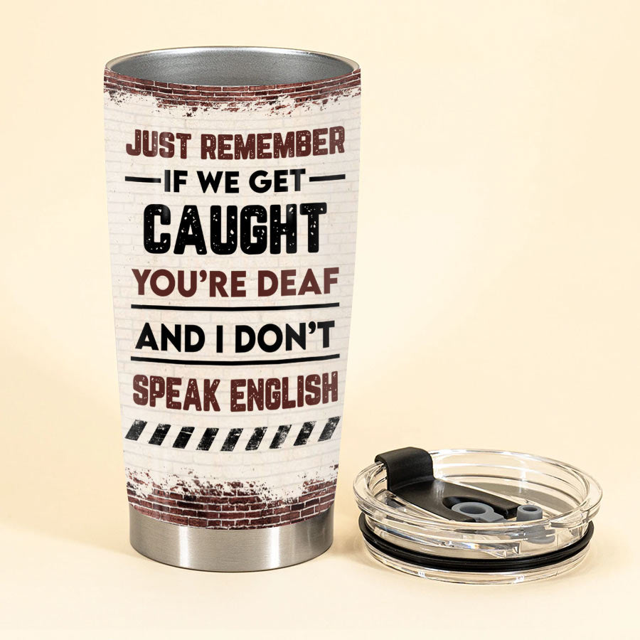 Partners In Crime - Personalized Tumbler - Birthday, Loving, Funny Gift For Sisters, Sistas, Besties, Soul Sisters