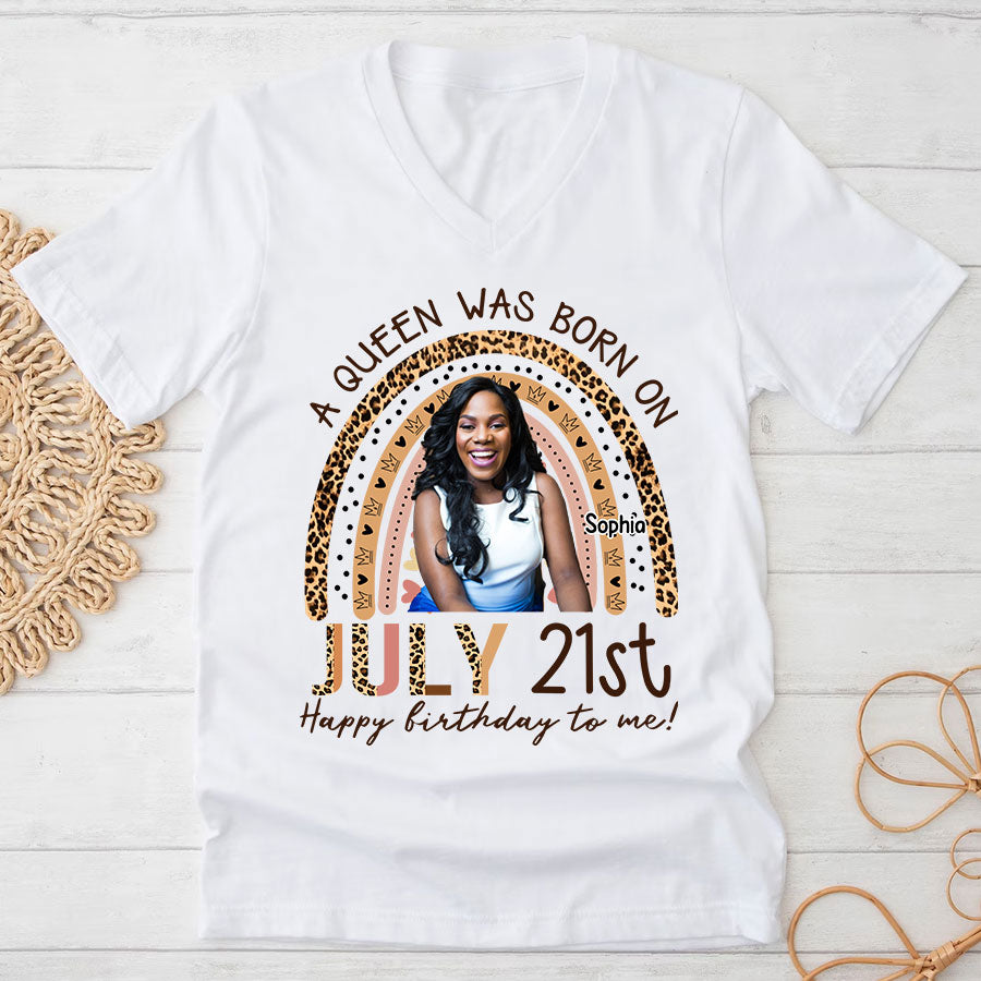 July Birthday Shirt, Custom Birthday Shirt, Queens Born In July, July Birthday Shirts For Woman