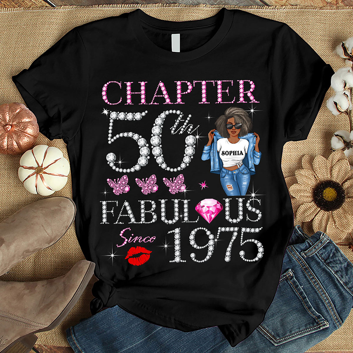 Personalized 50th Birthday Shirts, Custom Birthday Shirts, Turning 50 Shirt, Gifts For Women Turning 50, 50th Birthday Shirts For Her-YPT-HMT