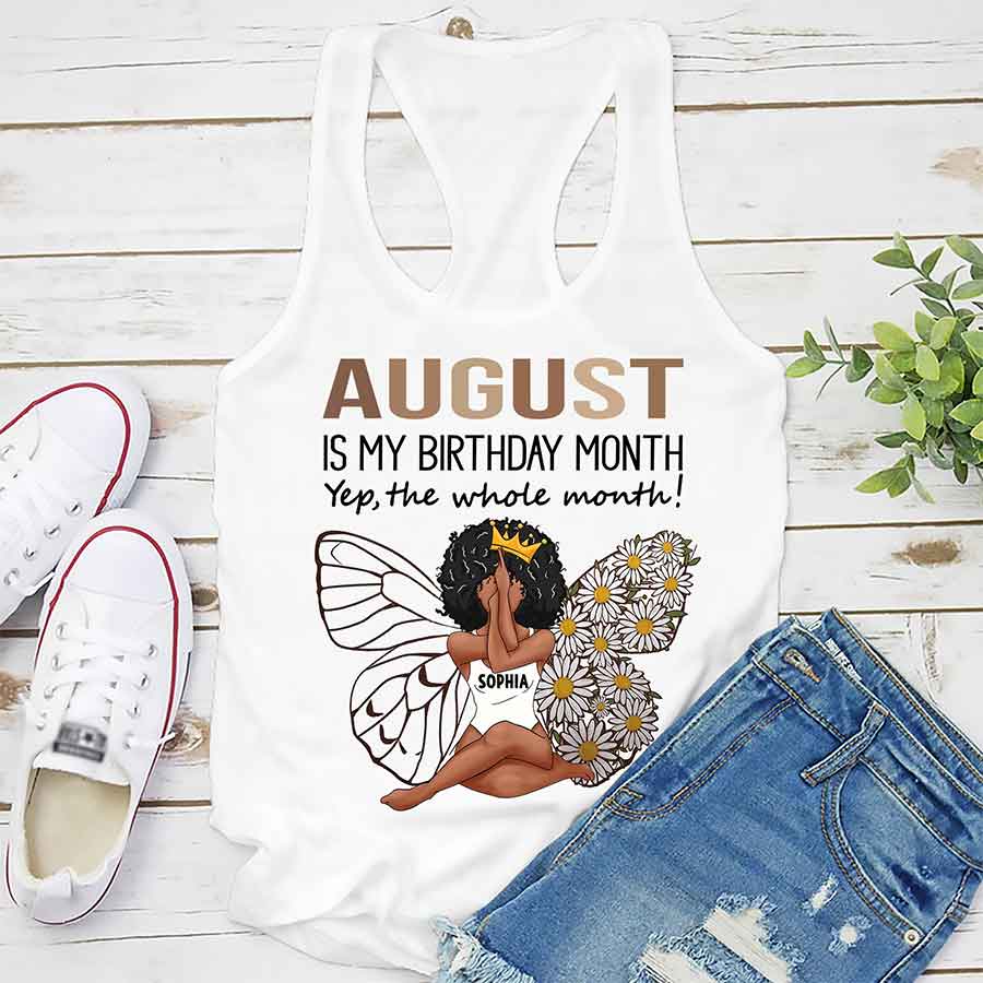 August Birthday Shirt, Custom Birthday Shirt, Queens Born In August, August Birthday Gifts, August Shirts For Woman-YPT-ALK