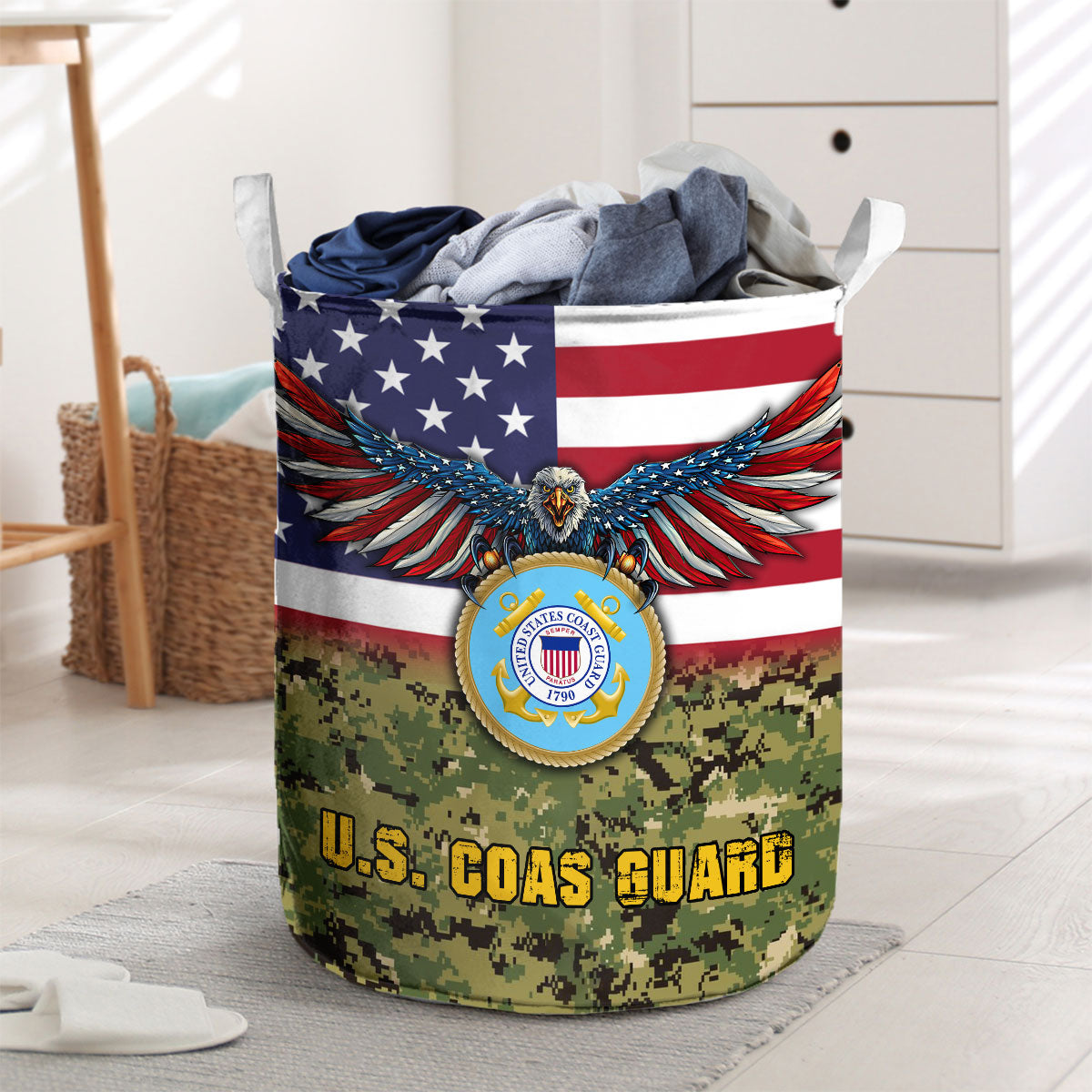 U.S. Coast Guard Laundry Basket