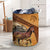 Leather Texture Horse Laundry Basket