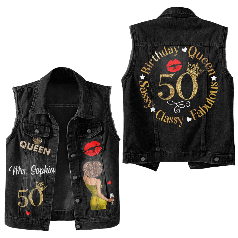 Denimvest - Personalised 50th Birthday Gifts, Gift Ideas 50th Birthday Woman