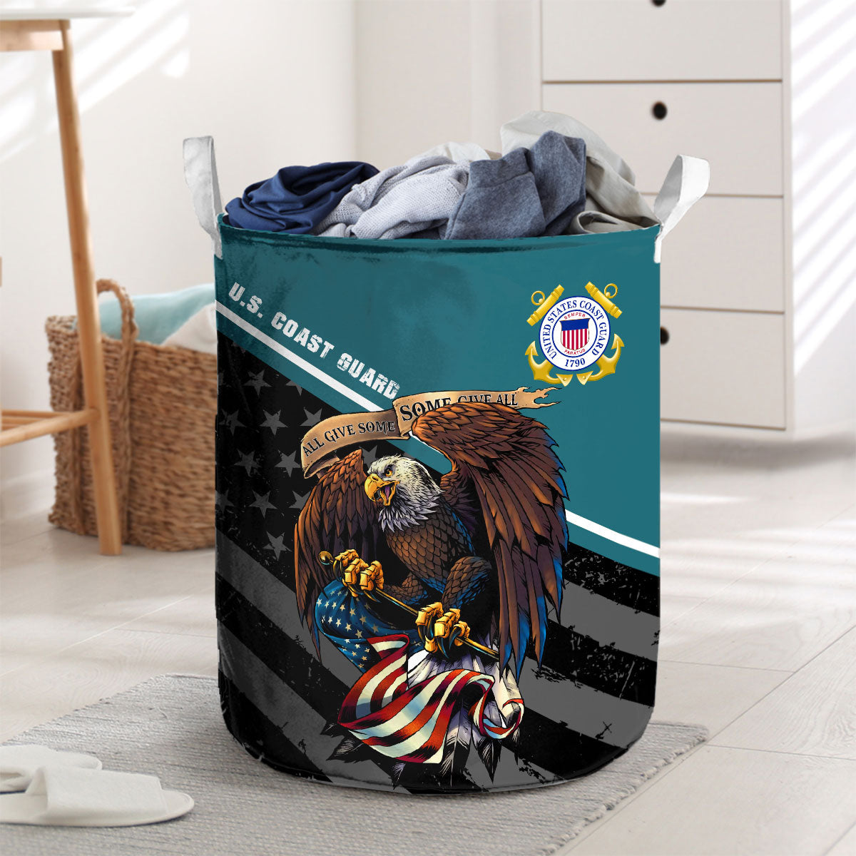 U.S. Coast Guard Eagle Laundry Basket