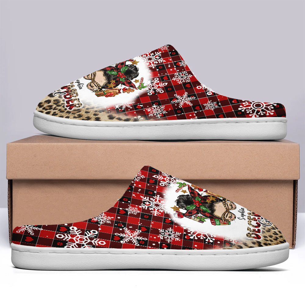 Personalized Slippers, Custom Birthday Gifts For December Girls, December Gifts