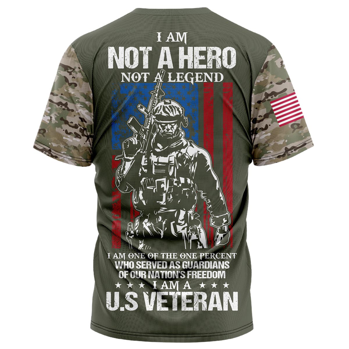I Am Not A Hero Not A Legend Us Veteran Shirt